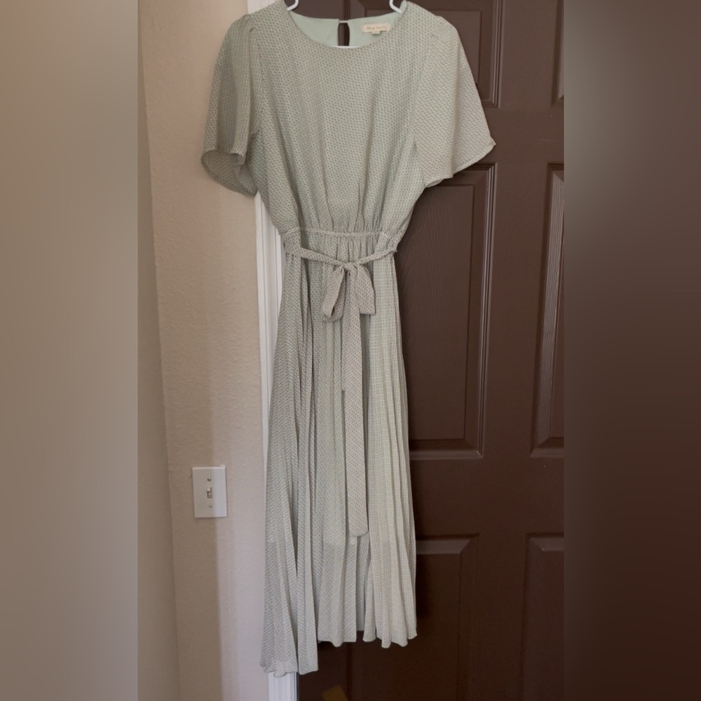 Shop Stevie Light Green Maxi Dress